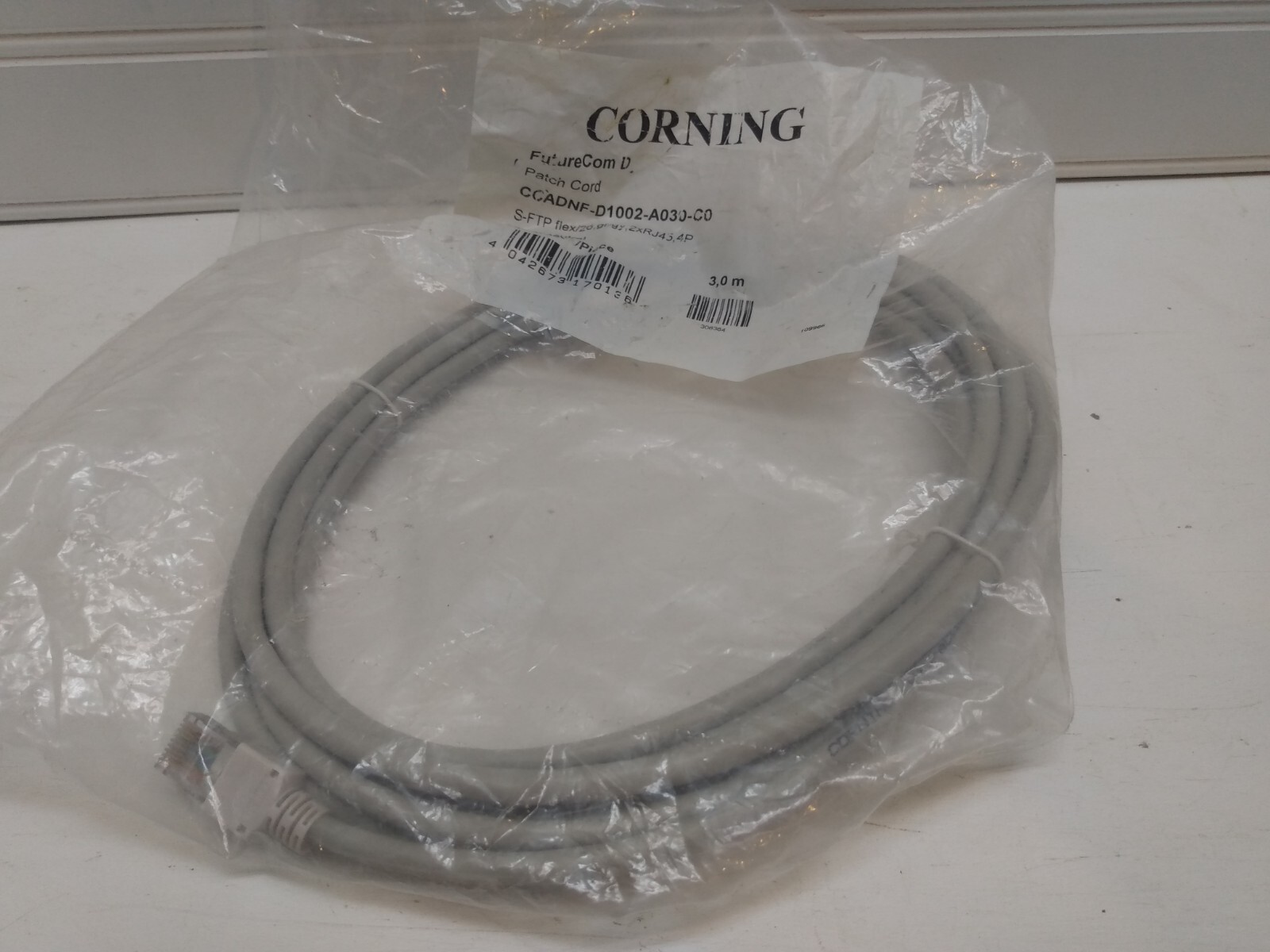 Corning FutureCom Ccadnf-D5002 A150 °C0 Patch Cable Cat. 5E/S-FTP/15 m 2 RJ45