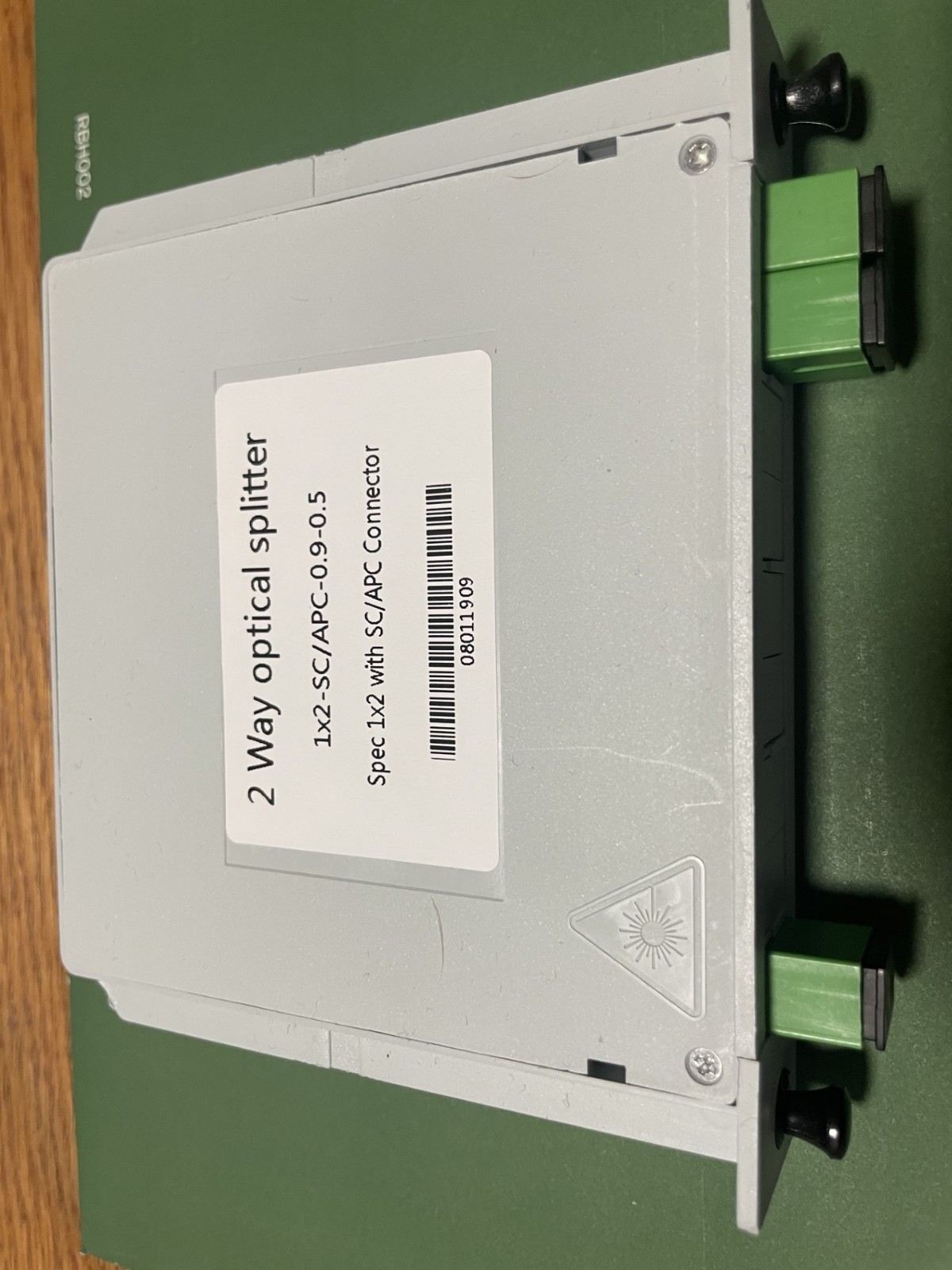 10 SPLITTER SC APC 1X2 CASSETTE FIBER OPTICAL BOX SINGLEMODE