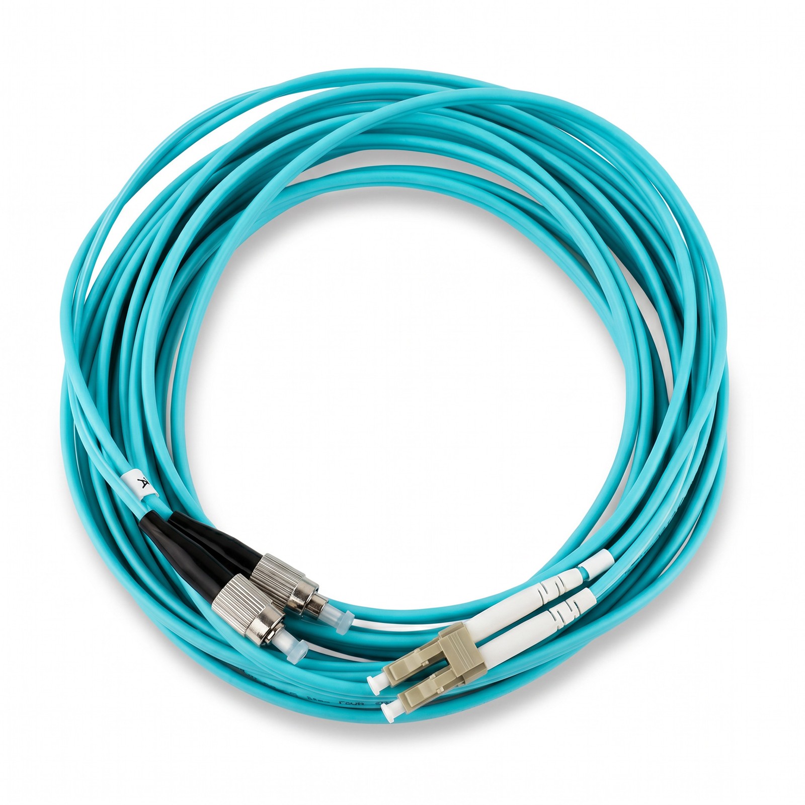 LC to FC Duplex Multimode 10G OM3 Fiber Optic Cable Patch Cord 1m-40m