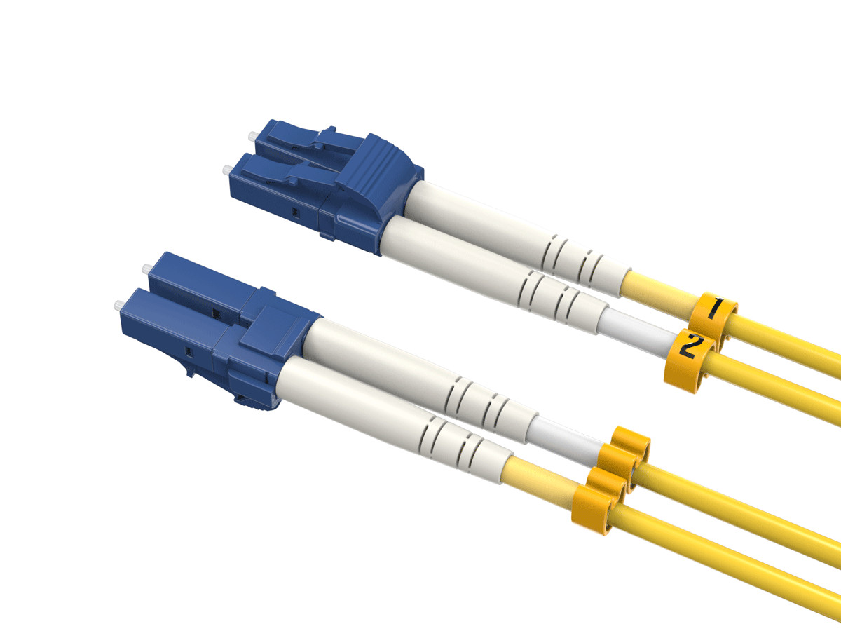 OS2 LC/LC Duplex 9/125 Singlemode Fiber Optic Cable – 0.5/1/1.5/2/3/4/5 to 50m