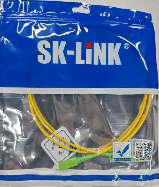 1m SC/APC To SC/APC Fiber Patch Cable Gigabit/10GB Simplex Duplex SMF 9/125m