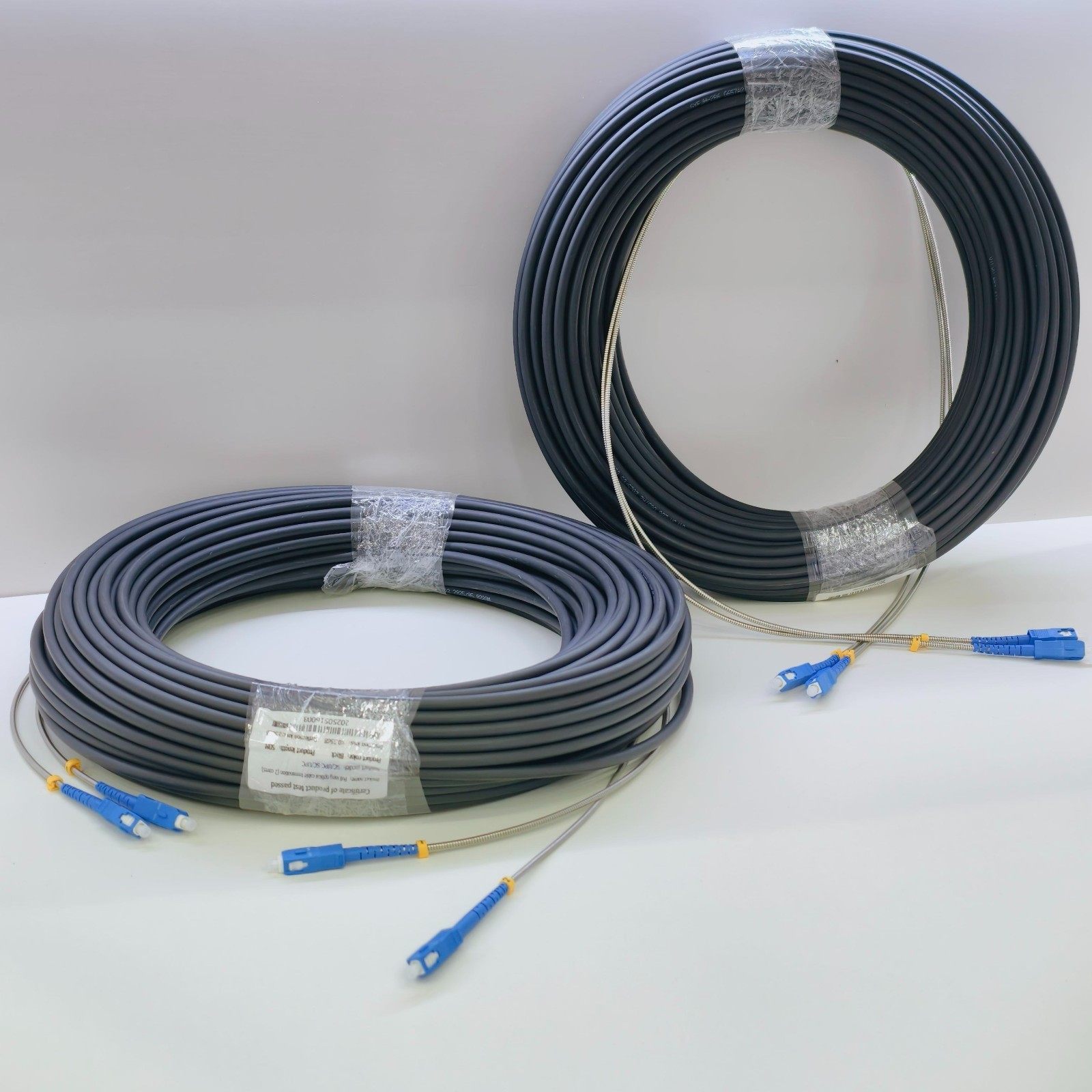1~20M 7.0mm Duplex Outdoor Fiber Optic Jumper SM SC UPC FTTA Communication Cable