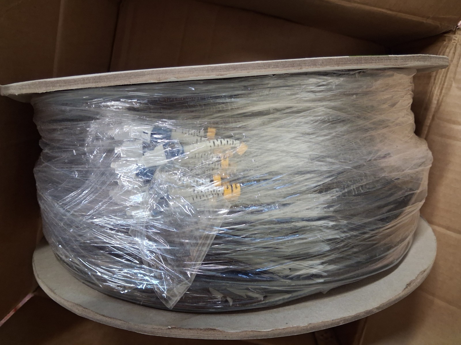 Yutianhome Fiber Optic Cable LC/PC-LC/PC SM 12Fiber Strands TPU 6.0mm 200M 656Ft