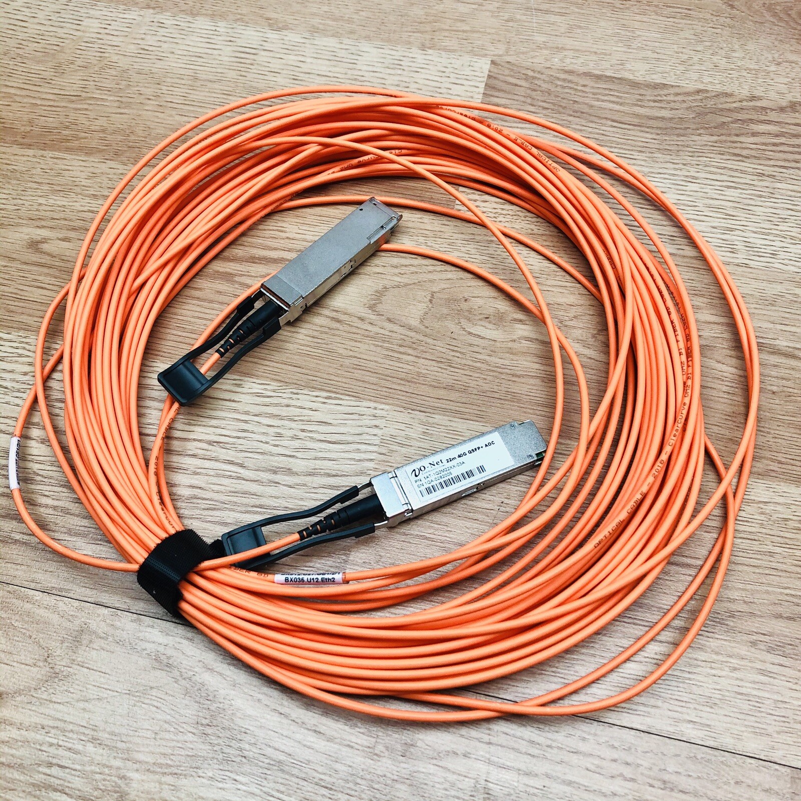CISCO 22M40GQSFP tAOC ACTIVE OPTICAL 1AT-1Q2M22XX-03A-CABLE CLEAR CURVE
