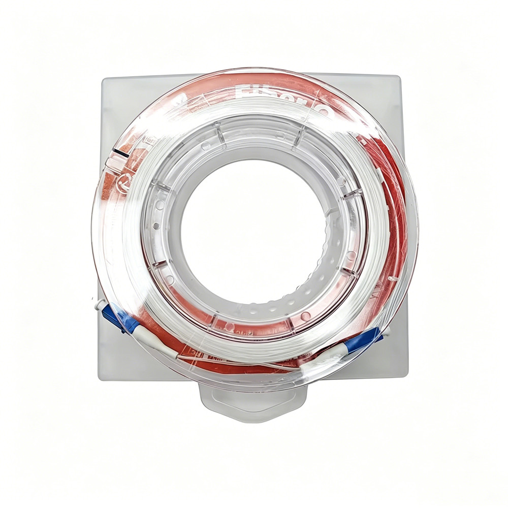 20/30/50m LC/UPC-LC/UPC G657A2 Transparent Fiber Jumper Singlemode Indoor Cable