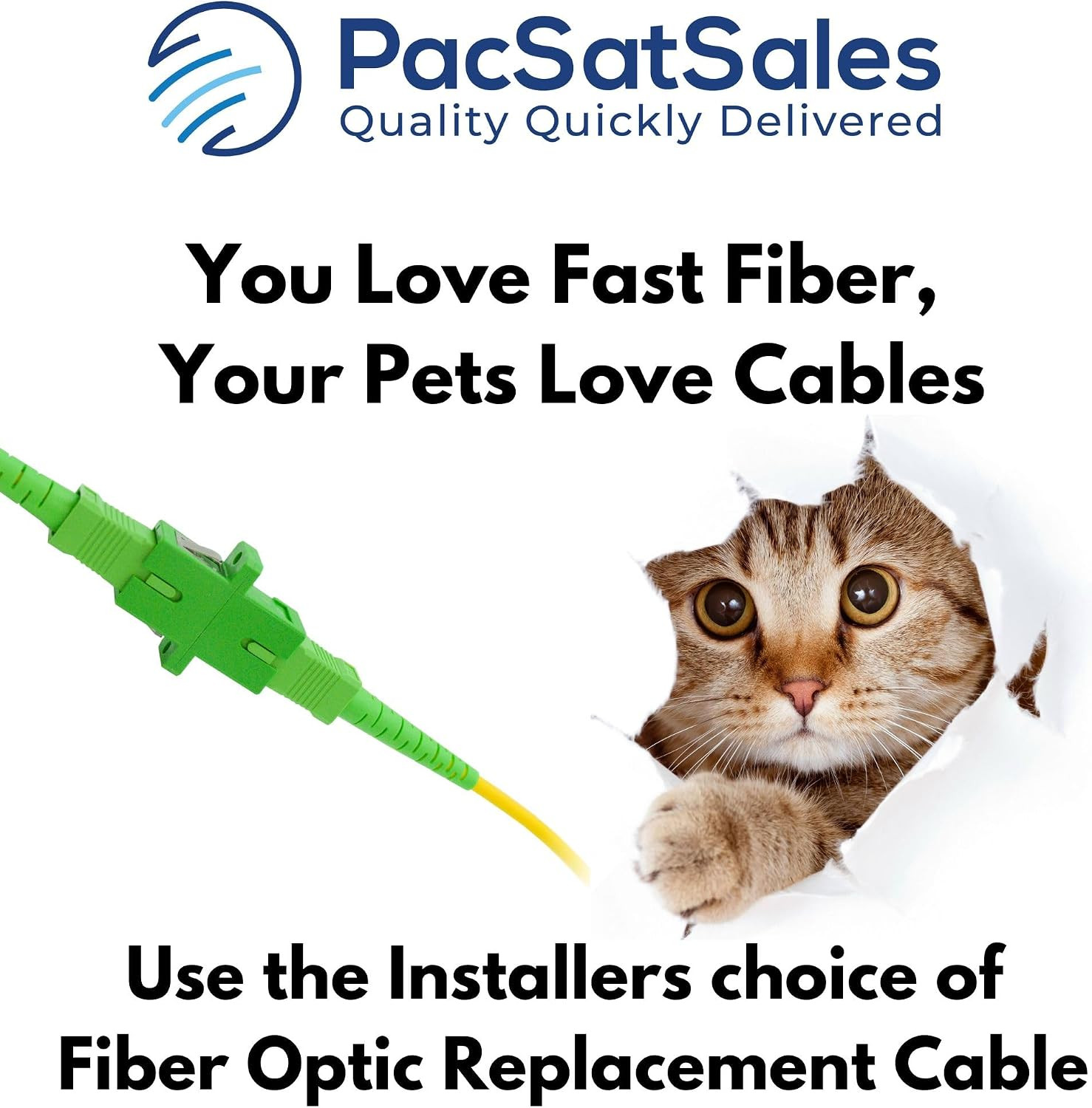SC/APC Fiber Optic Internet Cable 50Ft – 15M SCAPC Simplex Single Mode Cable & C
