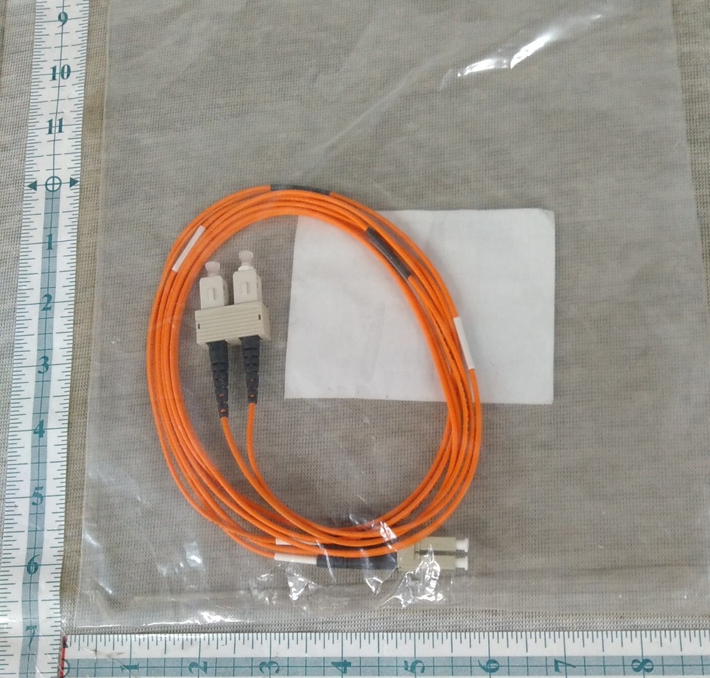 NEW Fibertron #808013 FPC MM 50 2F LC ST 2M CERAMIC ZIP