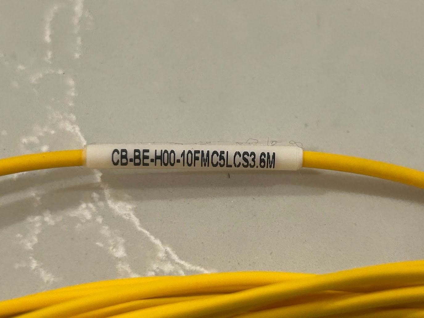 MMC-10 Male to 10 LC Duplex APC OS2 SM Optical Fiber Breakout Jumper Cable 3.6M