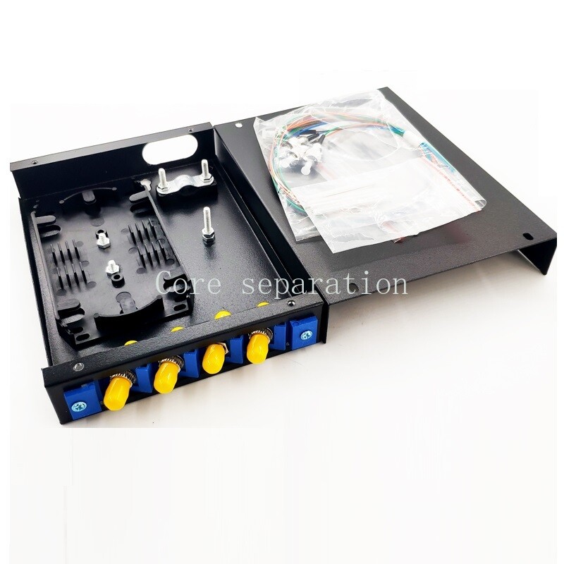 Fiber Optic Terminal Box 4 Core LC/SC/FC/ST UPC SM adapter 4 Port Patch Panel