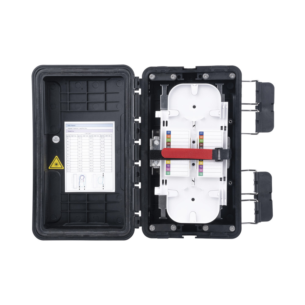 Fiberhome FDP-420F Serial Fiber Distribution Box, 96 Splices, IP65, Black Color