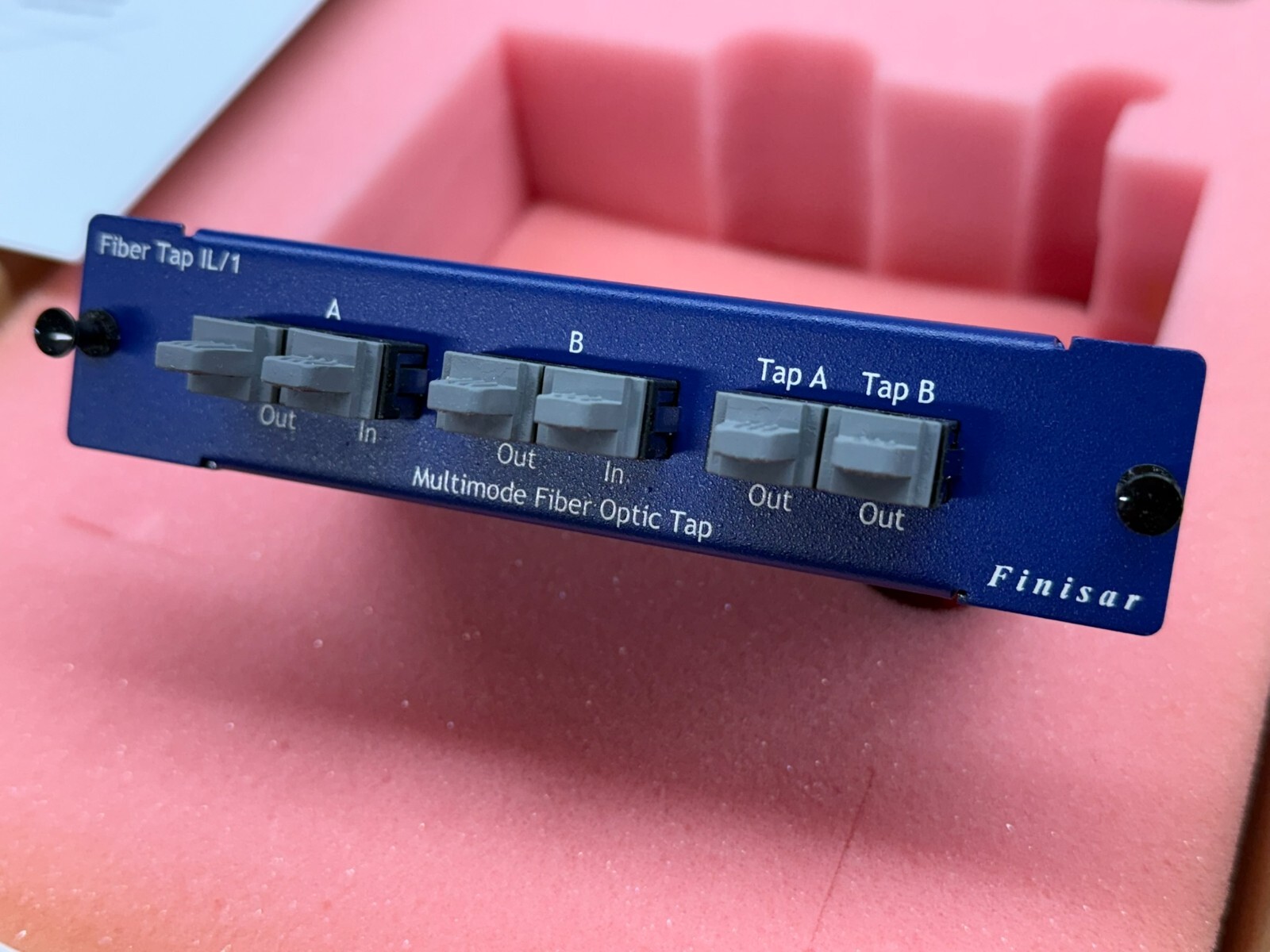 Finisar Multi Mode Fiber Optic Tap IL/1 Optical Split Ratio 50/50 CT1011-021