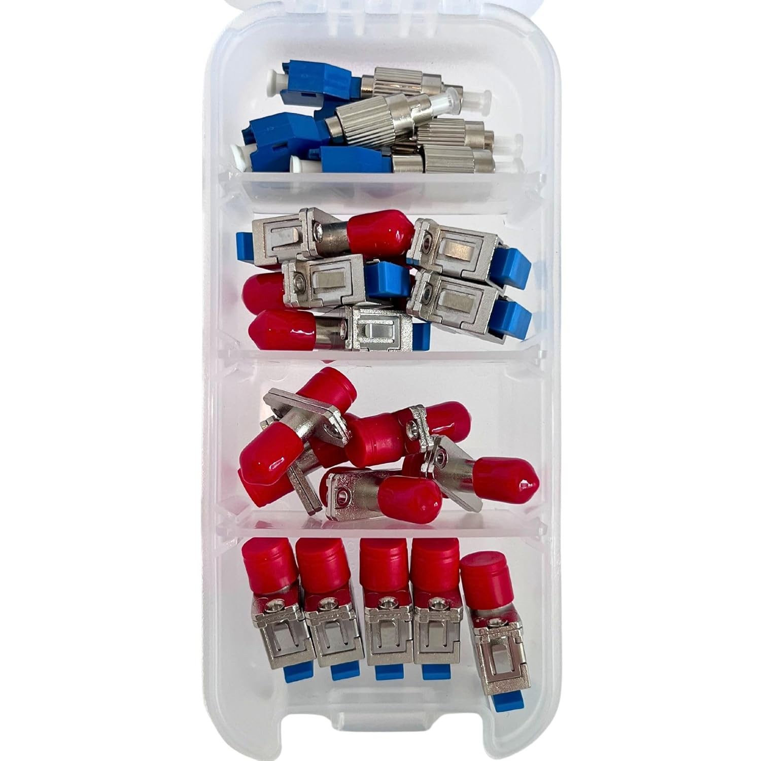 FiberShack Fiber Optic Adapter Kit – 20 x 4 Essential Fiber Optic Adapters