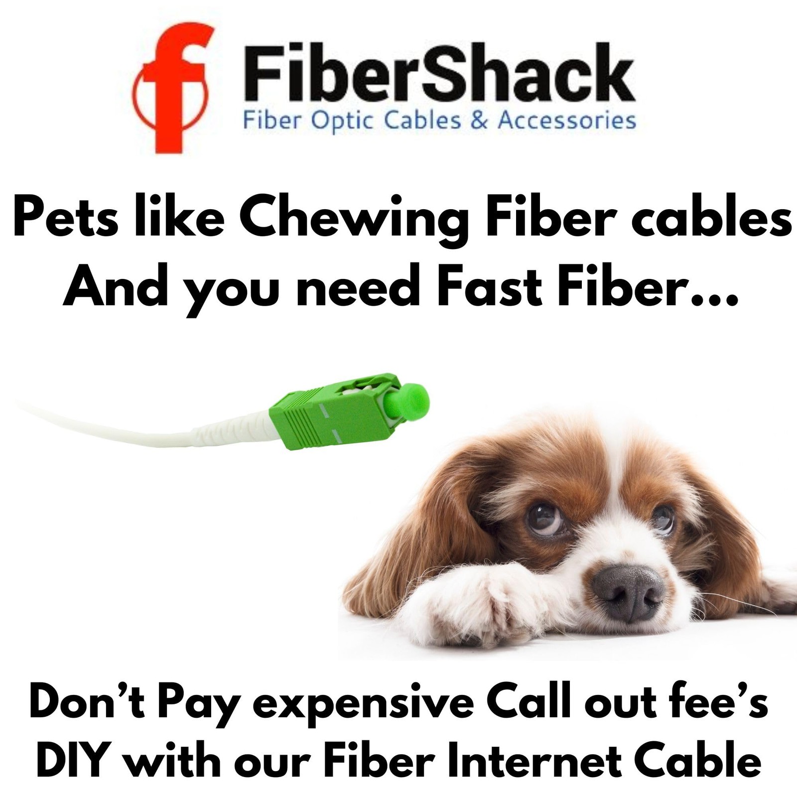 Fibershack – White SC/APC Fiber Optic Internet Cable 30ft – 10M SCAPC Simplex…