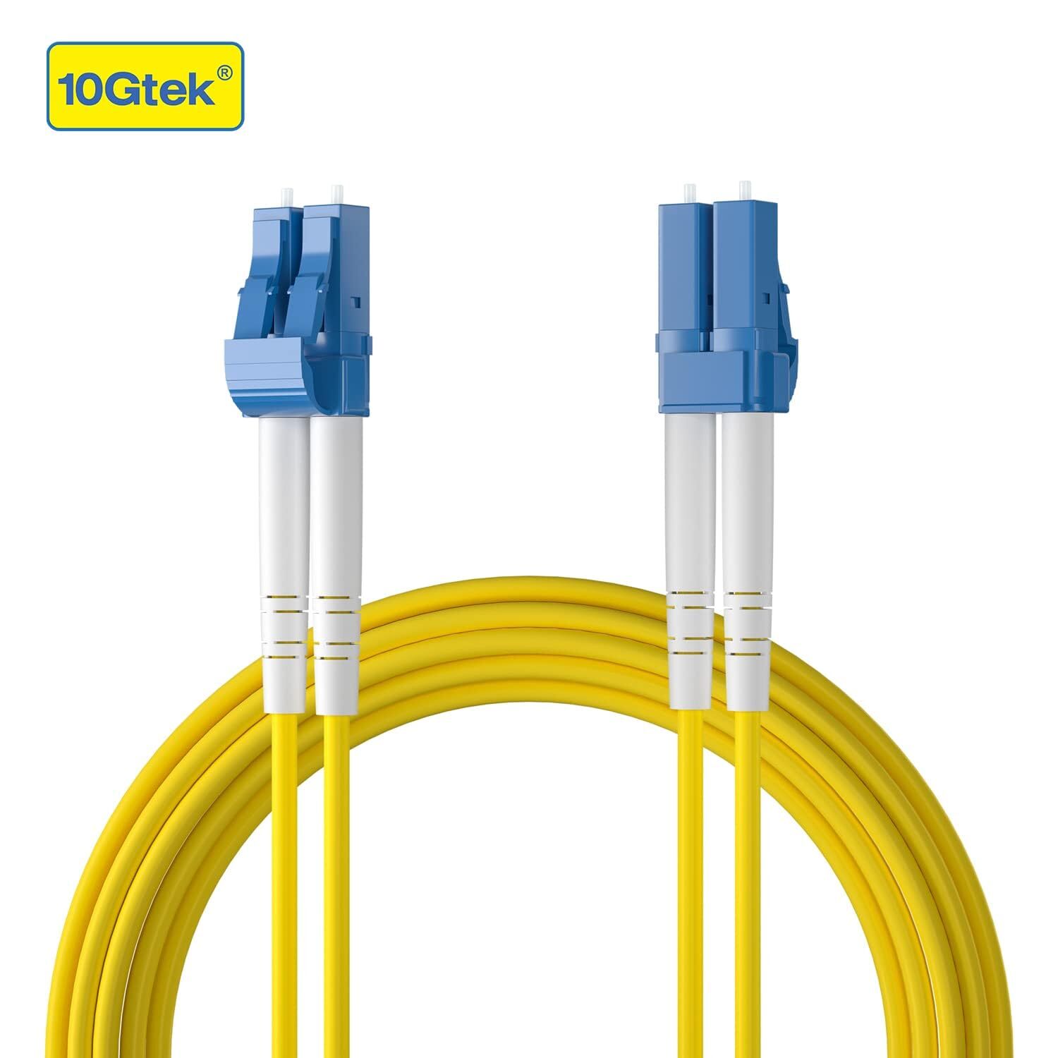 OS2/OM3/OM4 Fiber Patch Cable Singlemode&Multimode Duplex LC to LC Jumper 1~50m