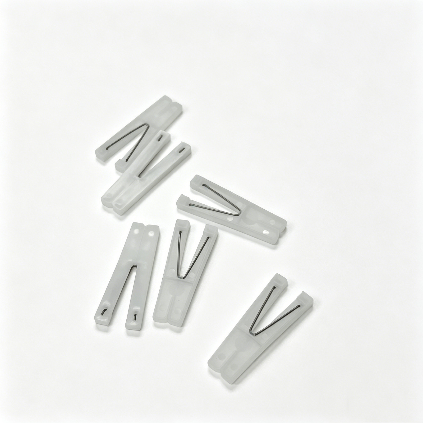 10pcs 12/16 Core MPO Fiber Ribbon Clip Fixed Buckle Optic Cable Wiring Fix Clamp