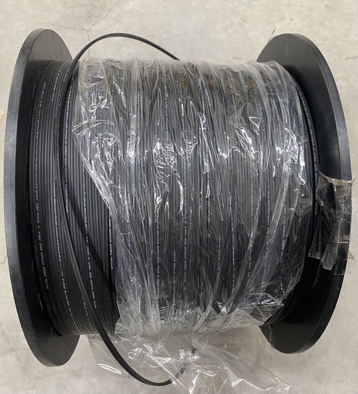 CORNING OPTICAL DROP FIBER CLEAR 2500FT SPOOL