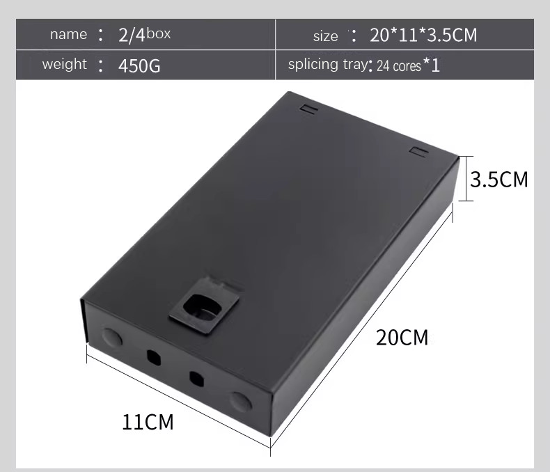 2/4/6/8/10/12 Ports Fiber Optic Terminal Box SC/FC/LC/ST SM Desktop Splice Box