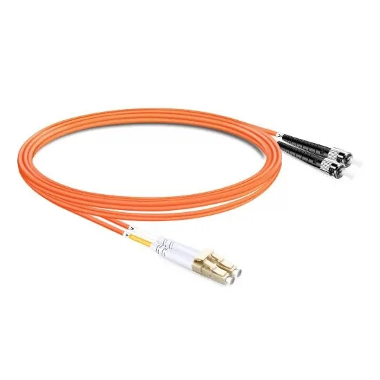 2PCS Duplex OM2 Multimode LC UPC to ST UPC LSZH 2.0mm Fiber Optic Cable