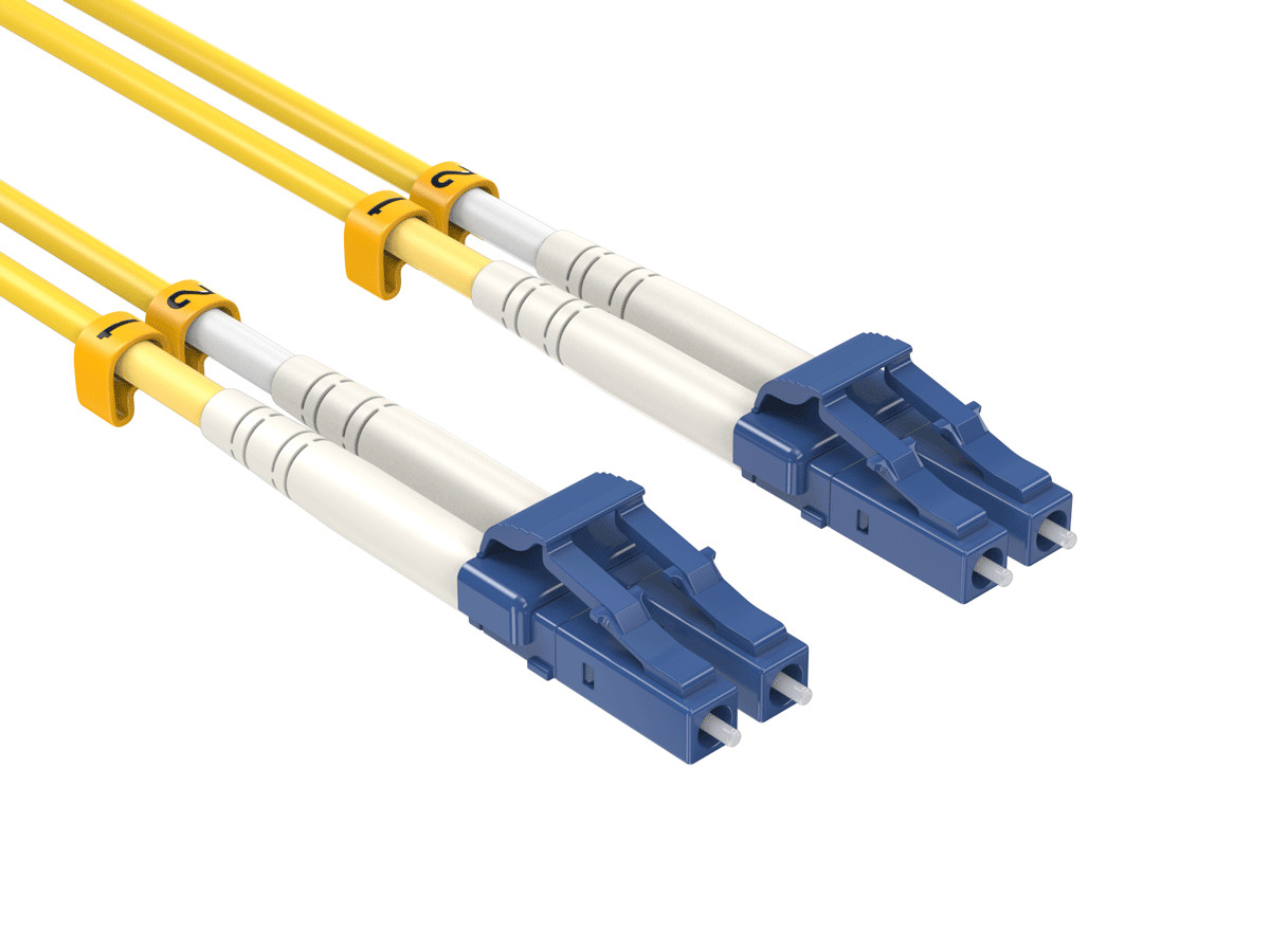 OS2 LC/LC Duplex 9/125 Singlemode Fiber Optic Cable – 0.5/1/1.5/2/3/4/5 to 50m