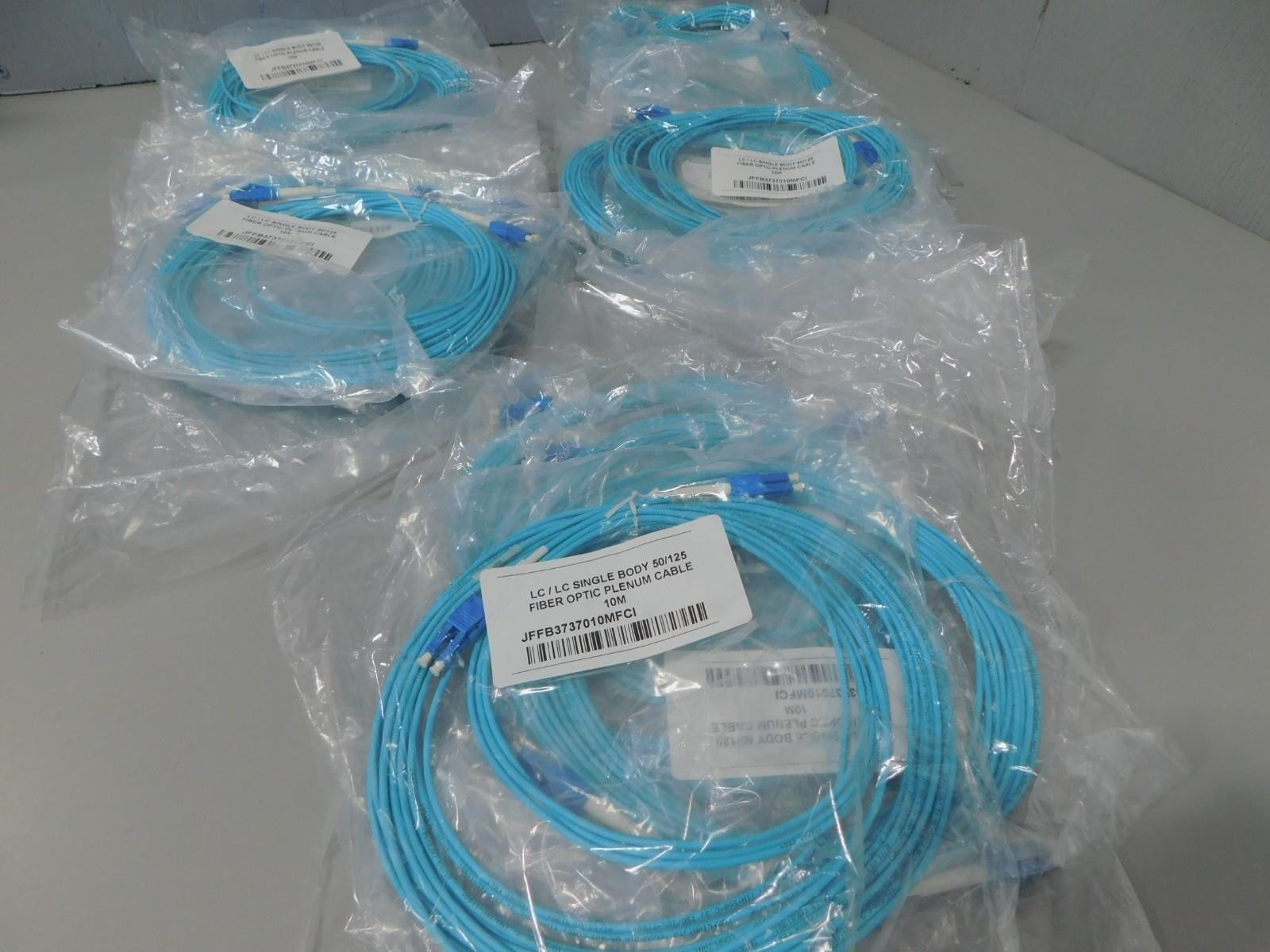 24 Hitachi JFFB3737025MFCI LC/LC Single Body 50/125 Fiber Optic Plenum Cable 10M