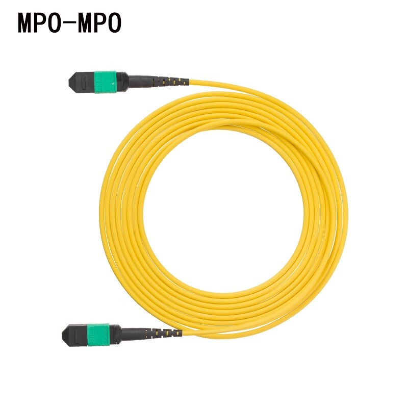 1~20M MPO to MPO Optic Fiber Patch Cord Cable Single mode SM 8/12 core Type A/B
