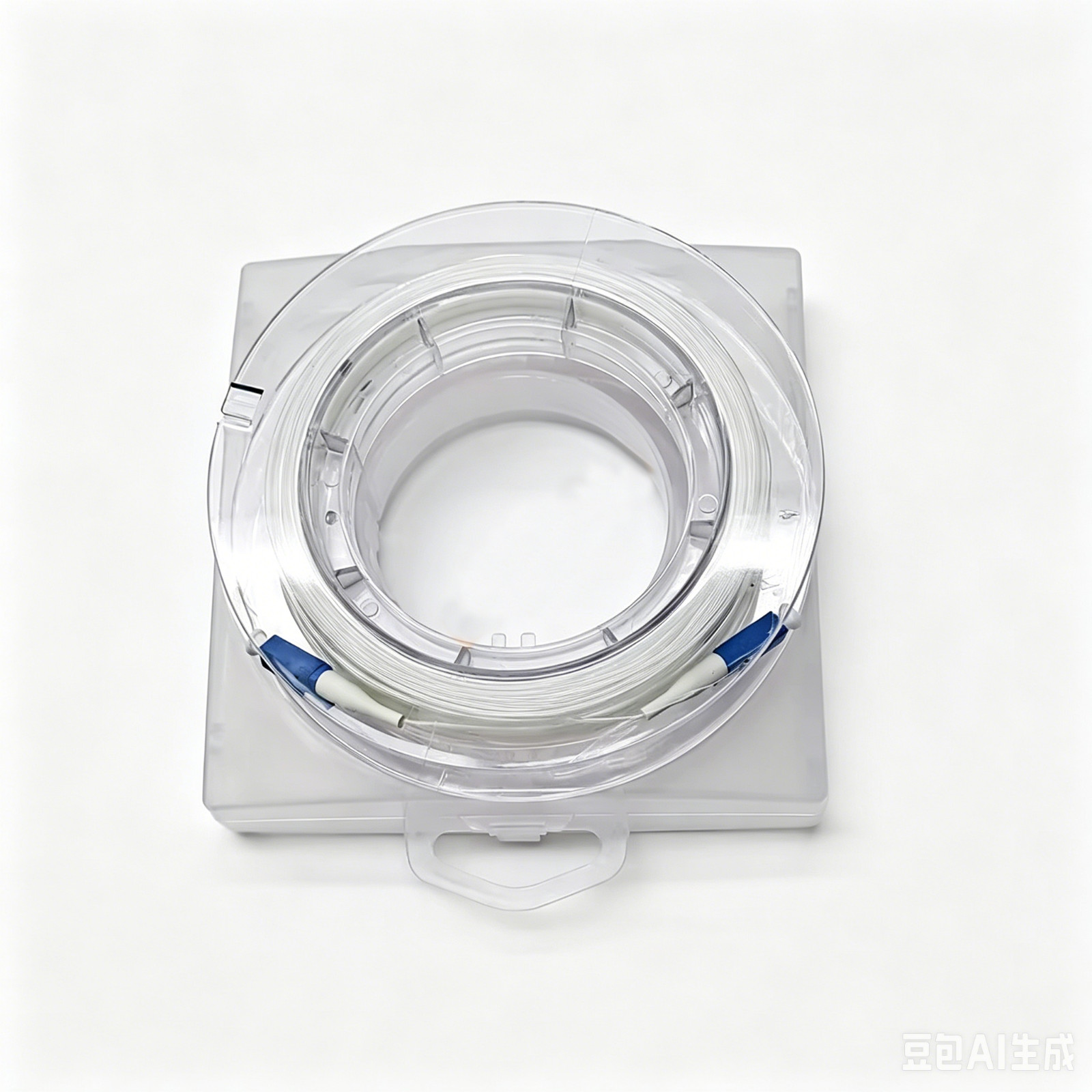 20/30/50m LC/UPC-LC/UPC G657A2 Transparent Fiber Jumper Singlemode Indoor Cable