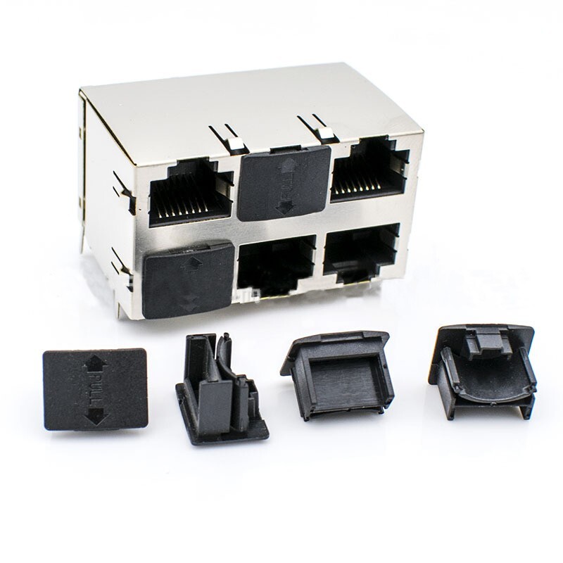 RJ45 Ethernet connector Dust Cap 8P8C network dust cover Anti Dust Protection
