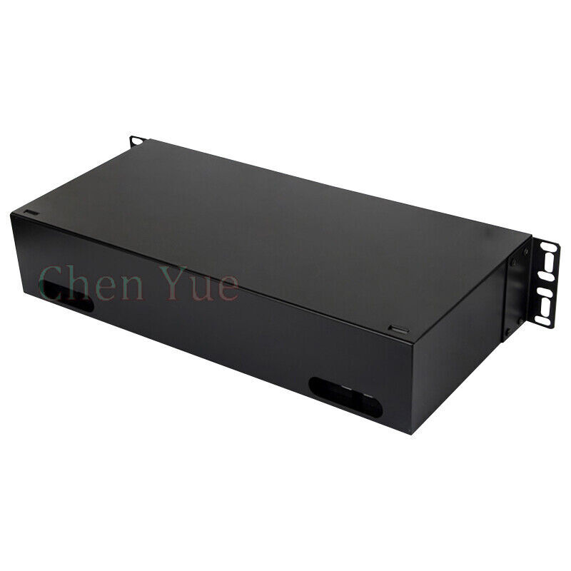 48 core Rack Mount Fiber Termination Box Patch Panel ODF SC UPC Pigtail Adapter
