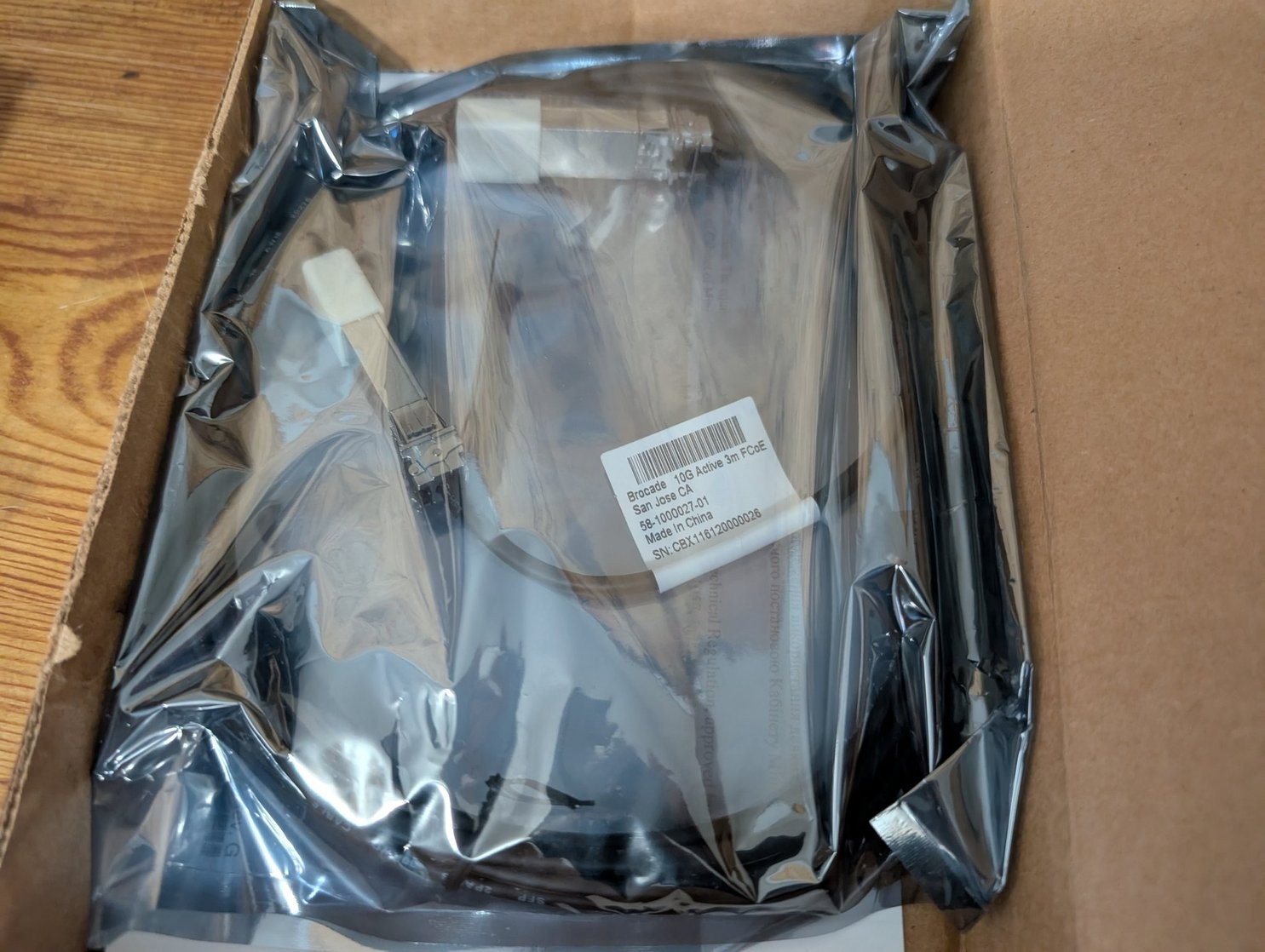 Brocade 10G Active 3M PCoE 10G SFPP TWX 0301