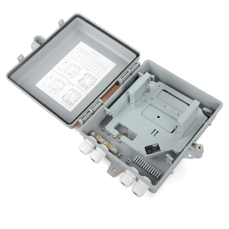 Outdoor SC FTTH 16 Core Cassette Fiber Optic Splitter Distribution Terminal Box