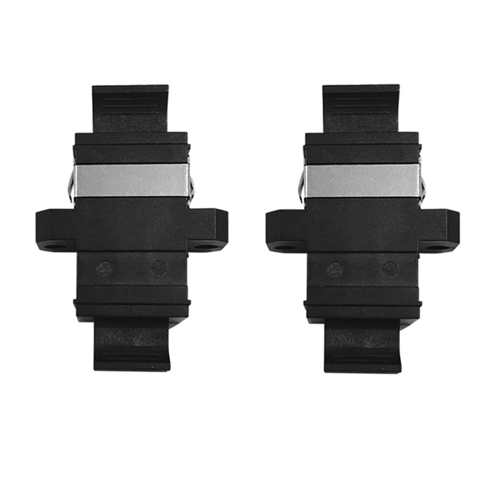 2 PCS MPO to MPO Singlemode Simplex Coupler Optical Fiber Adapter UpDown