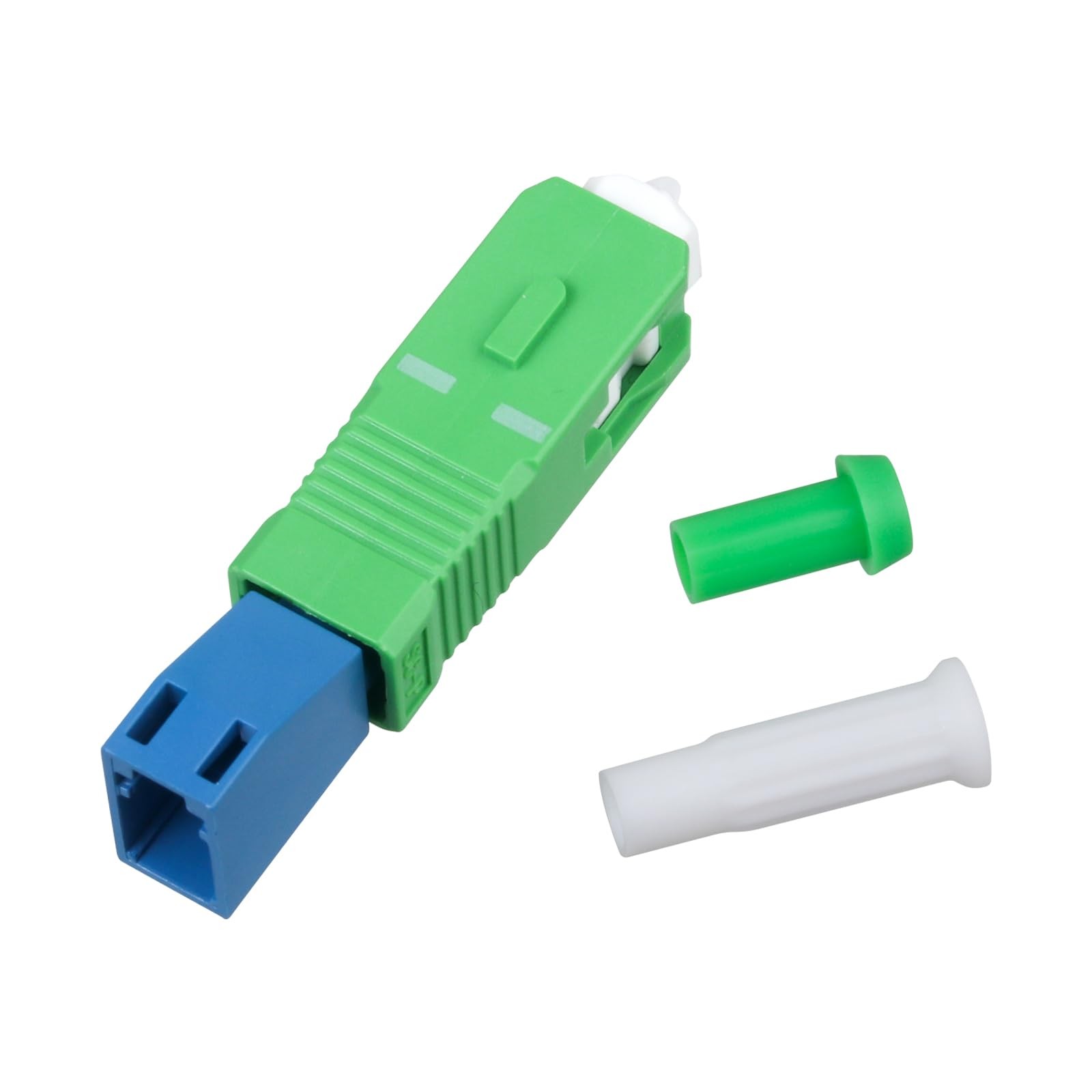 4 PCS Single Mode 9/125m SC/APC Male To LC/UPC Female Optical Fiber Adapter
