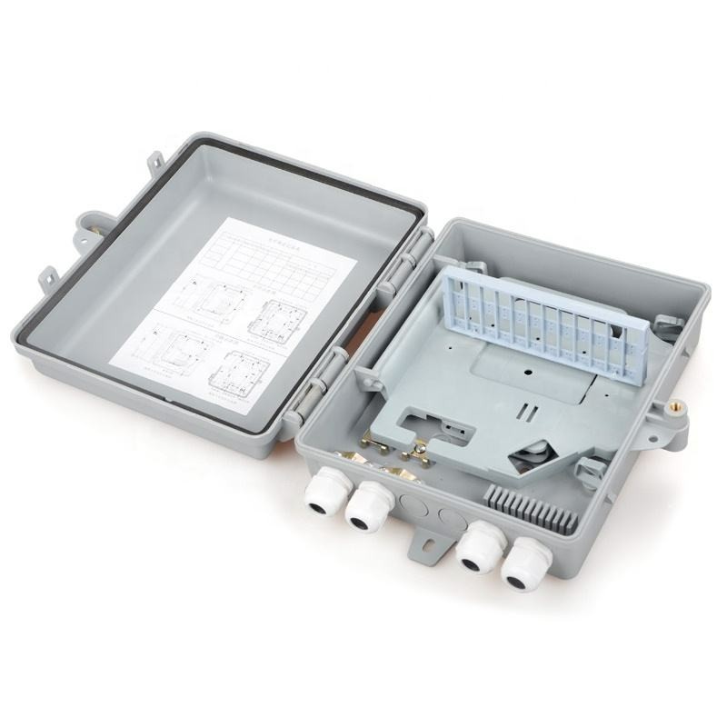 Outdoor SC FTTH 16 Core Cassette Fiber Optic Splitter Distribution Terminal Box