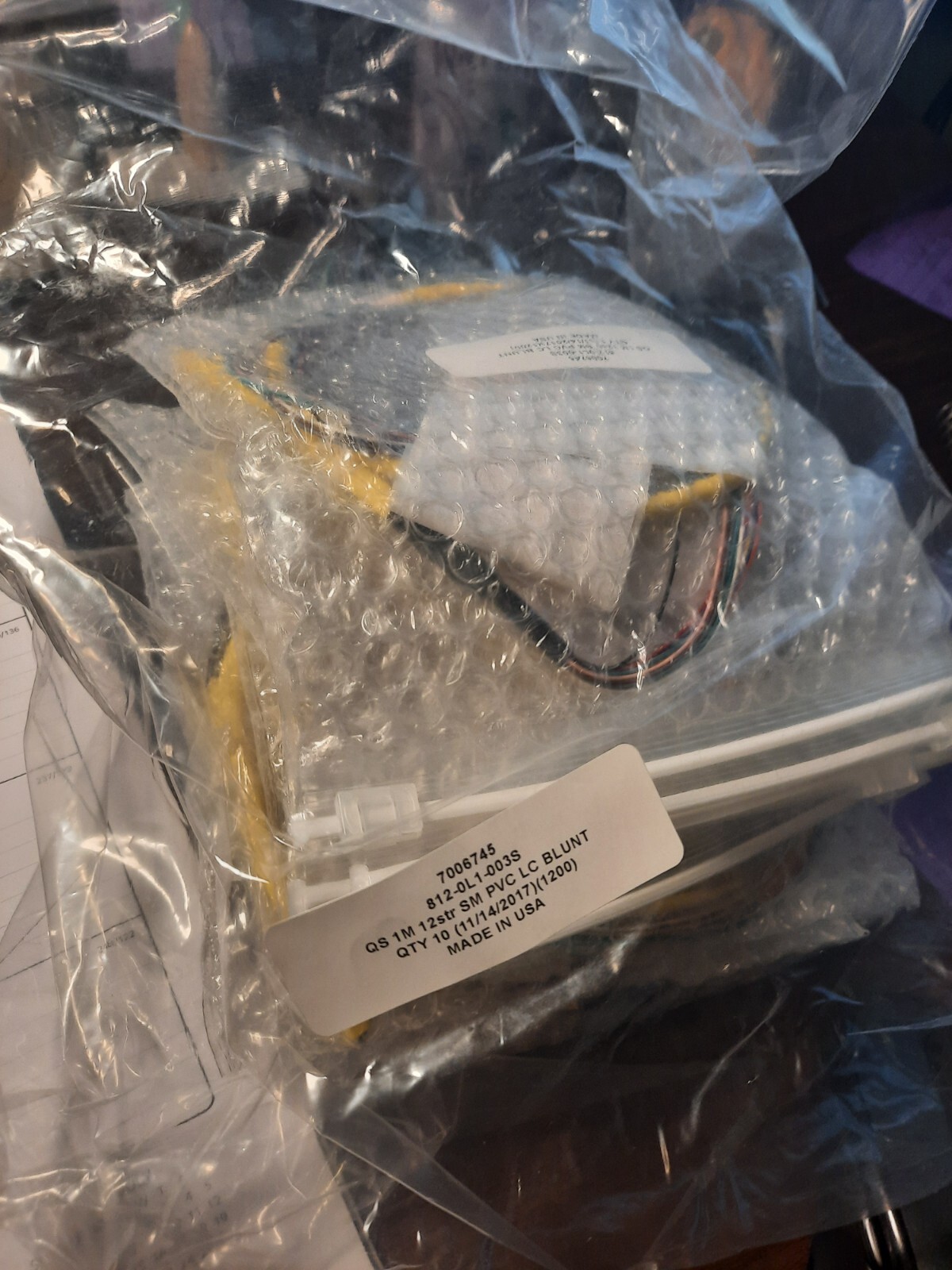 Fiber Optic Splice Cables Blunt to LC 1 meter