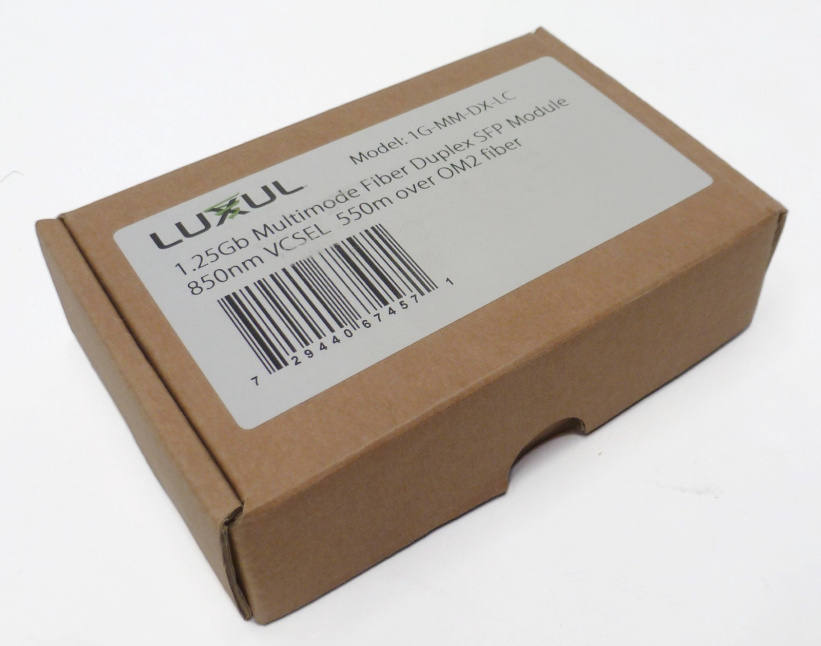 Luxul 1G-MM-DX-LC 1Gb SFP Multimode Duplex LC 850nm 550M OM2 New