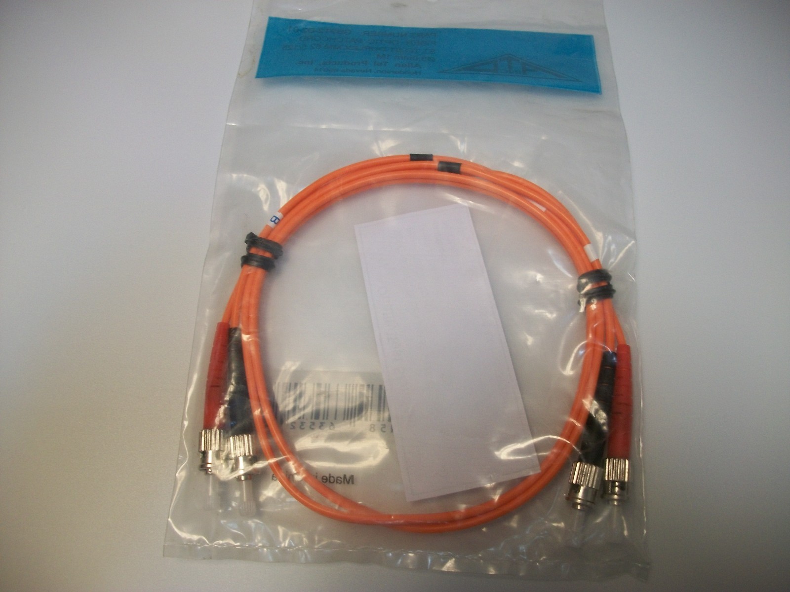 Allen Tel Gbst2-D2-01 3 Ft. St To St Duplex Mm 62.5/125 (New) (Lot Of 1)
