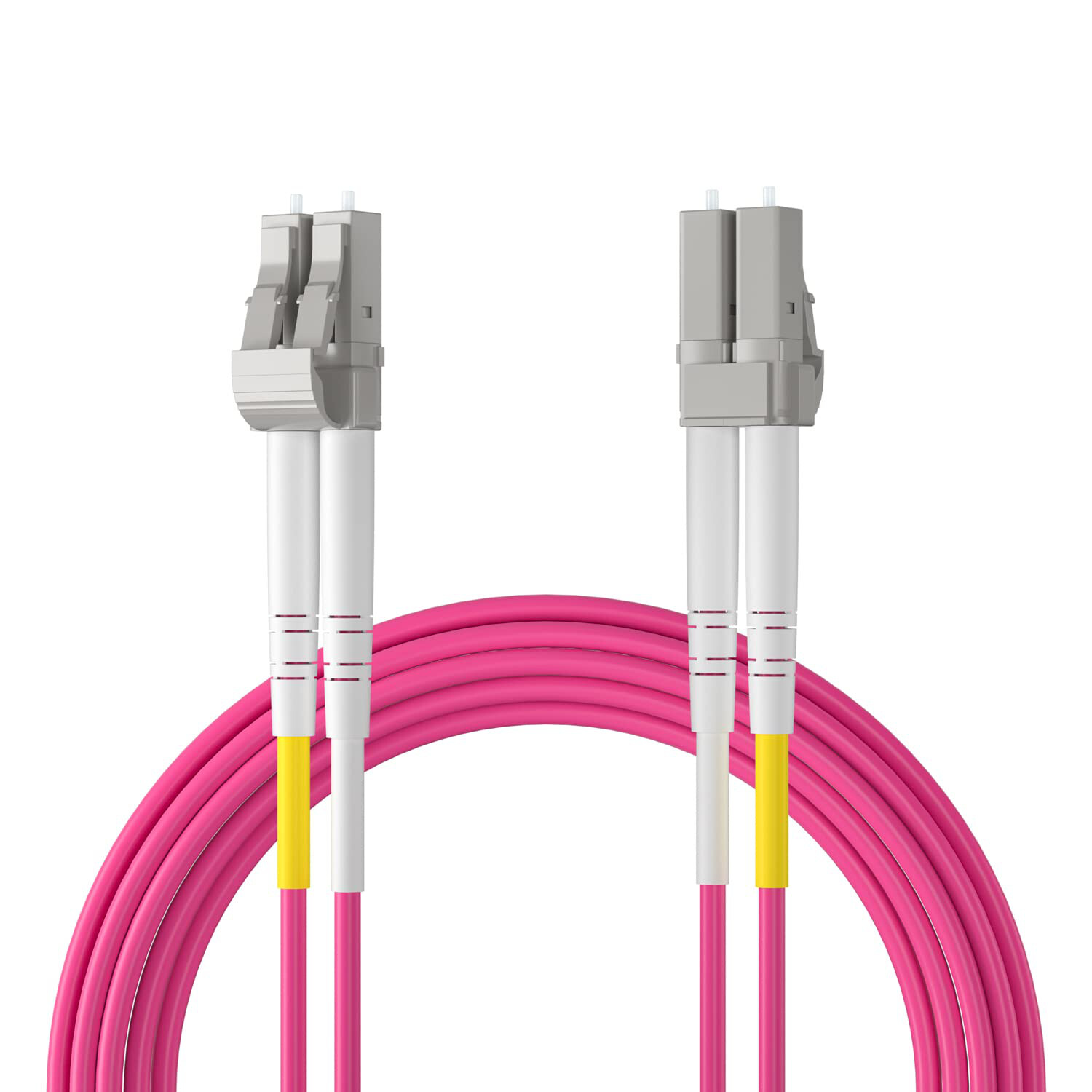 OM3 OM4 OM5 OS2 LC to LC Fiber Optic Patch Cable, Duplex LC MMF SMF Cable 1-40m