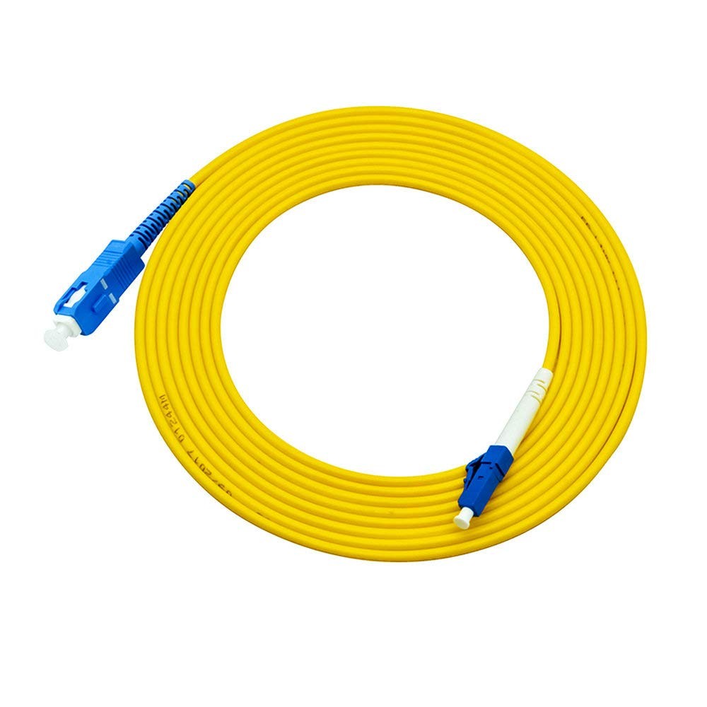 2M 6FT LC To SC Fiber Optic Cable Jumper Patch Cord Simplex SingleMode
