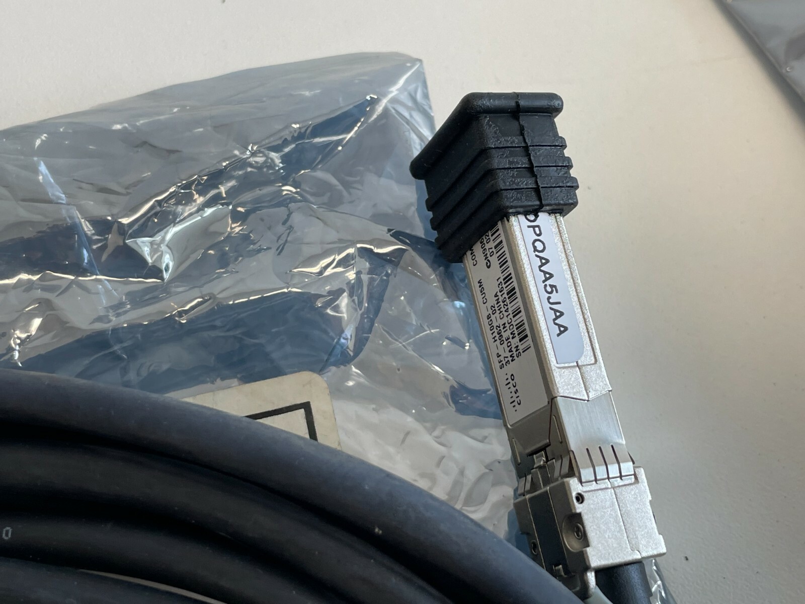 PP5: Lot of 2 Cisco SFP-H10GB-CU5M= – 10GBASE-CU SFP+ 5 METER CABLE
