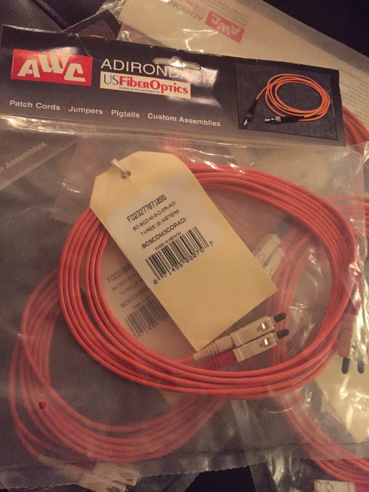 Adirondack Fiber Optic cable 3 Meters T3