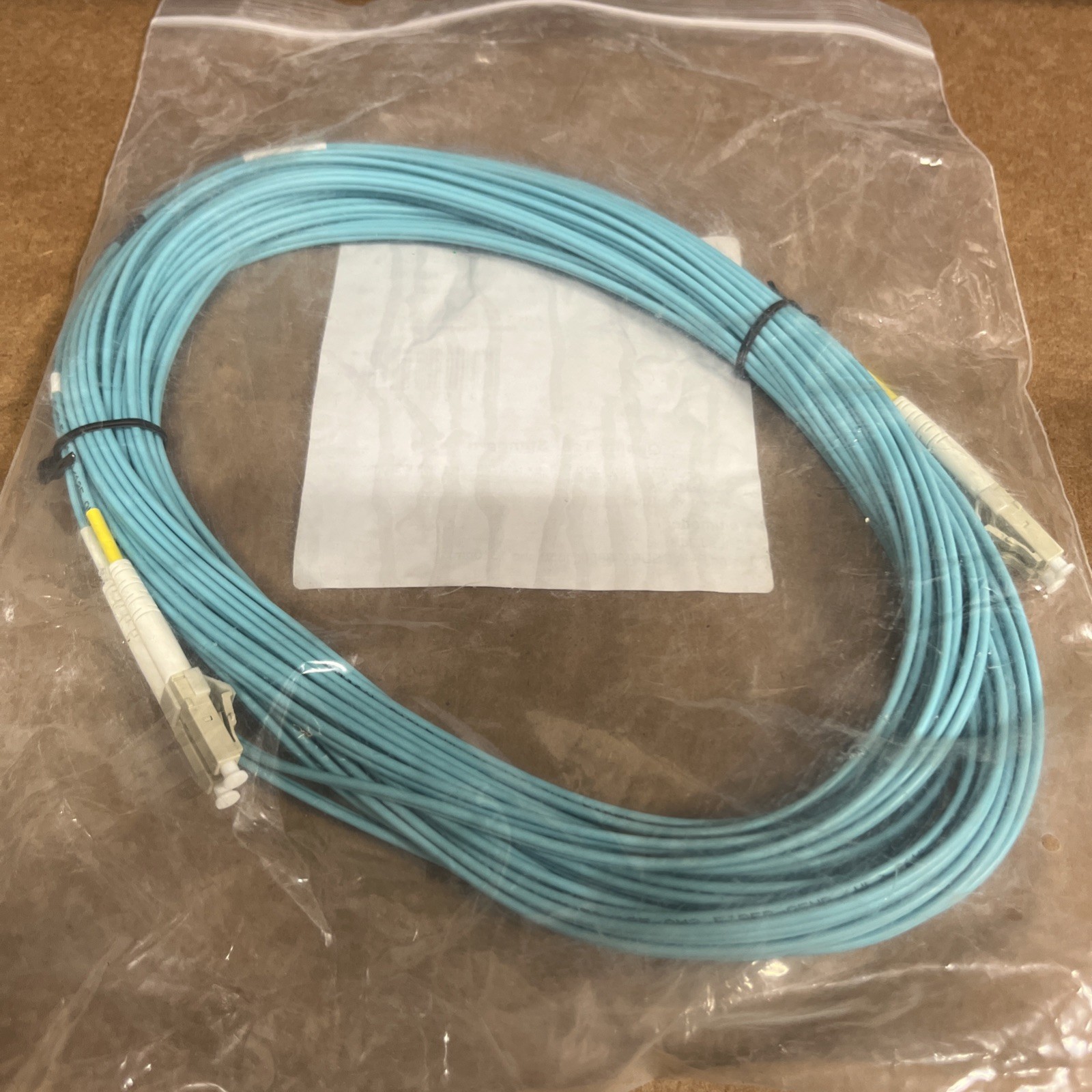 15m (49ft) LC to LC Fiber Optic Duplex 2.0mm OM3 Multimode Cable MM 50/125