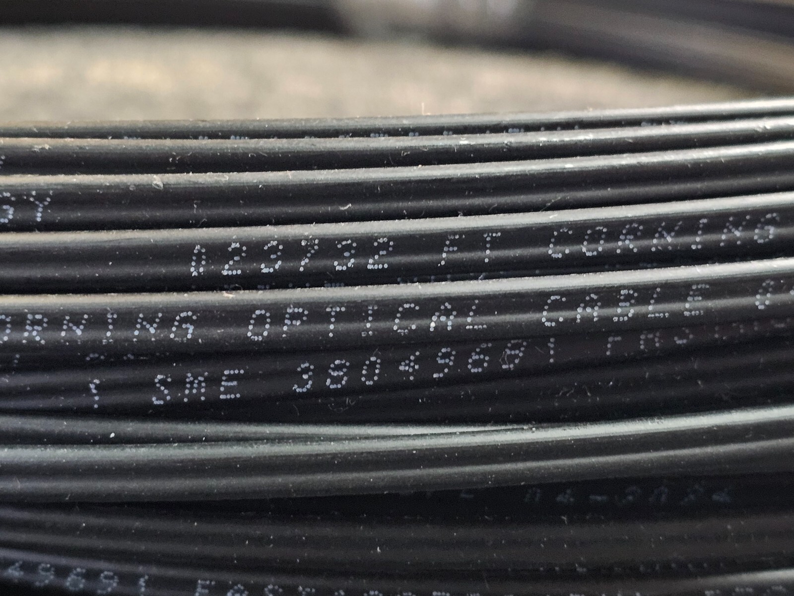 Corning Fiber Optic Cable Black 1F FDRP SCAOPT/XXX 300FT SME 38049691