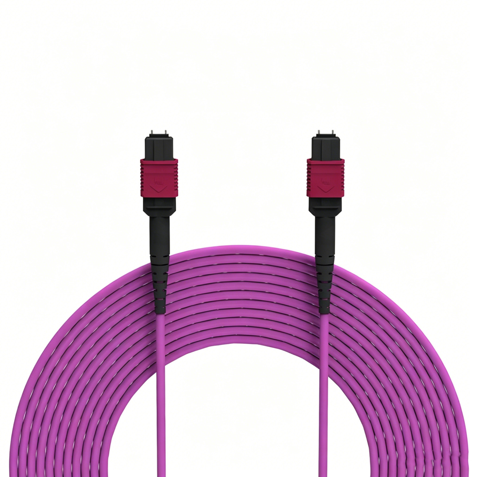 MPO Fiber Cable OM4 50/125 Multimode 8 Fiber MPO Patch Cord Data Center Type B