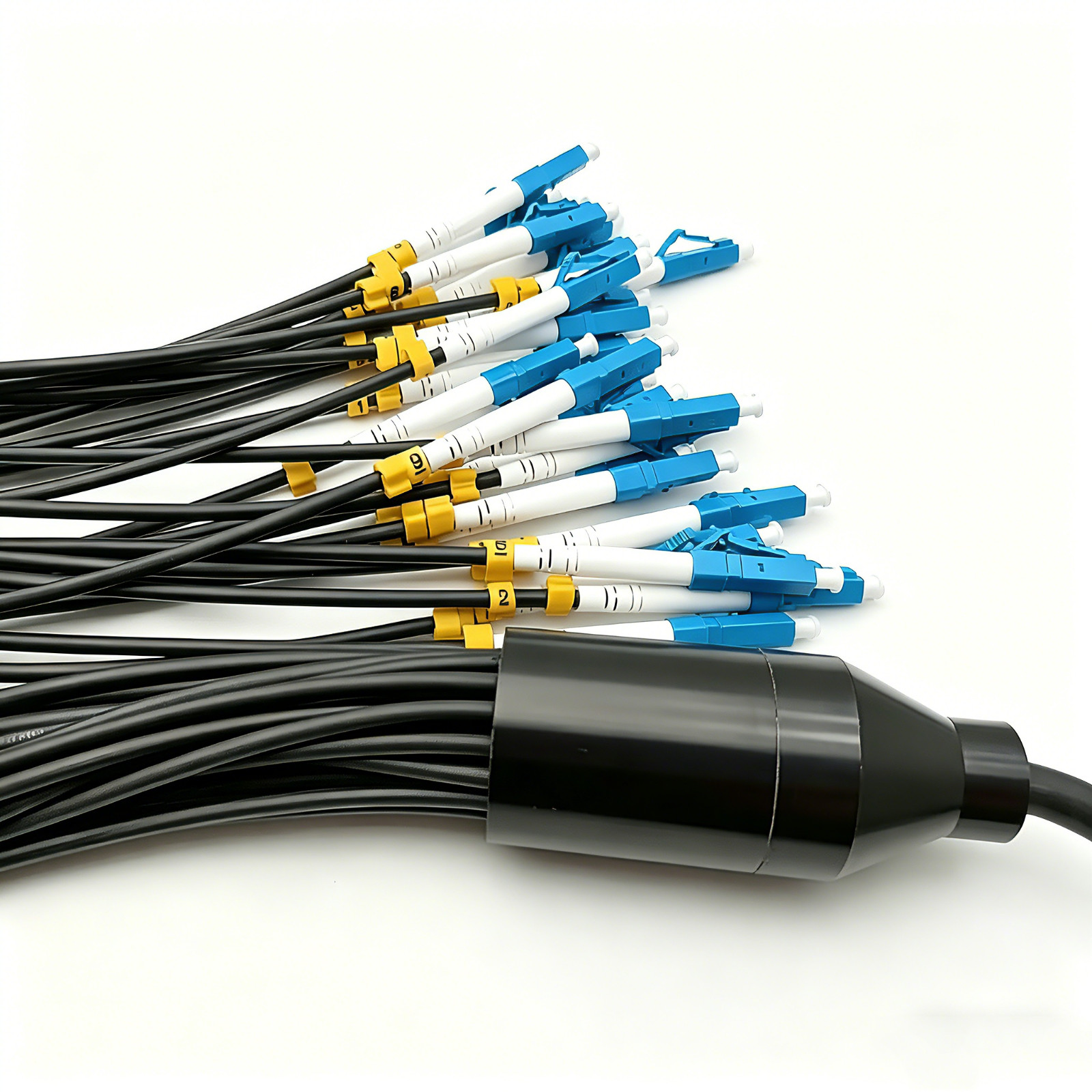 3~50M 24 Fibers Outdoor Cable LC/FC/SC/ST UPC TPU Armored Fiber Optic Patch Cord