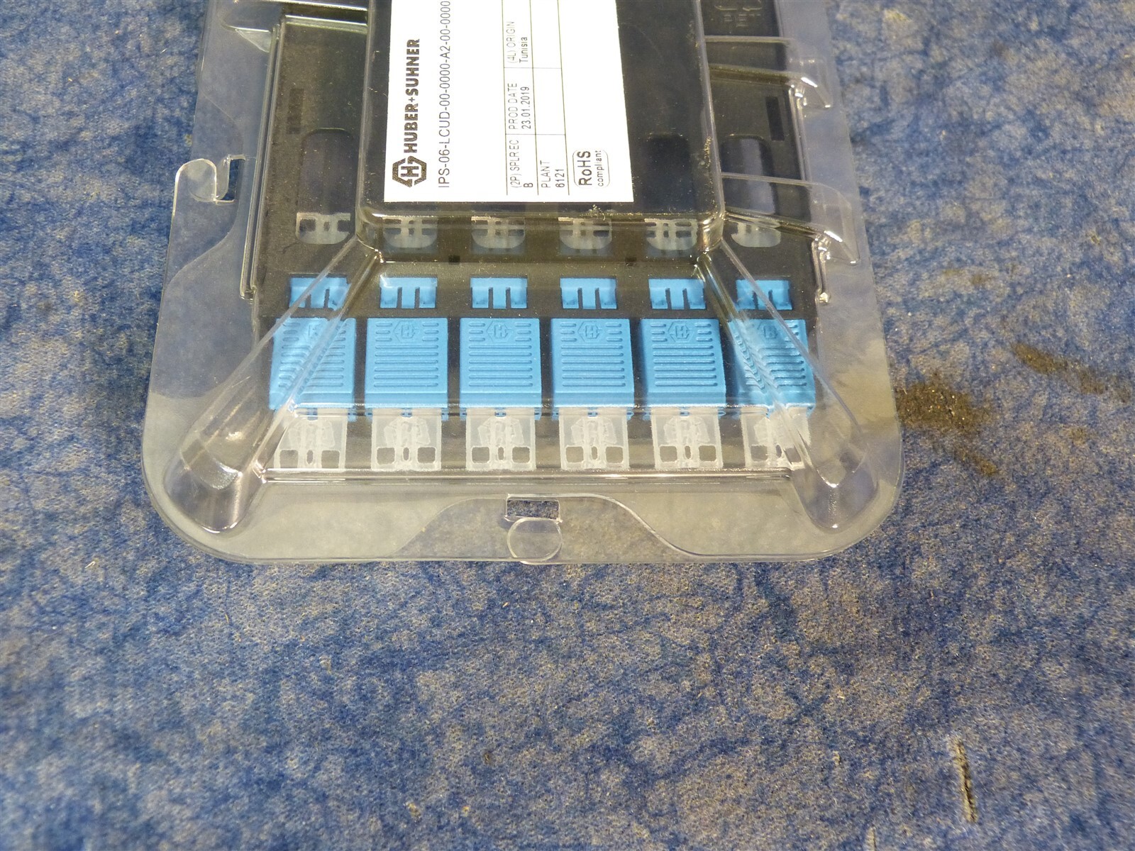 Huber+Suhner 85072924 IANOS Base2 Fiber Cassette LC-LC Patch Module BN107
