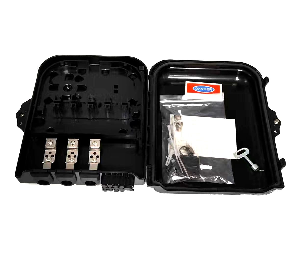8 Core FTTH Fiber Distribution Enclosure Optical Terminal Box Splitter for SC