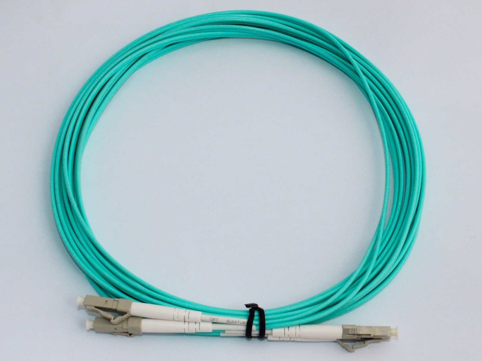LC-LC 3M DUPLEX 10 GIGABIT 50/125 MULTIMODE, FIBER OPTIC CABLE OM3