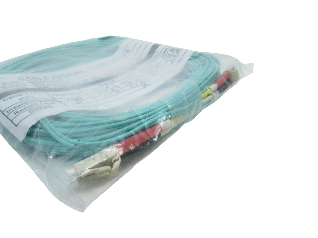 New 20m LC-LC-LO Multimode Fiber Optic Cable Om3 Duplex 2.0mm Patch Cord