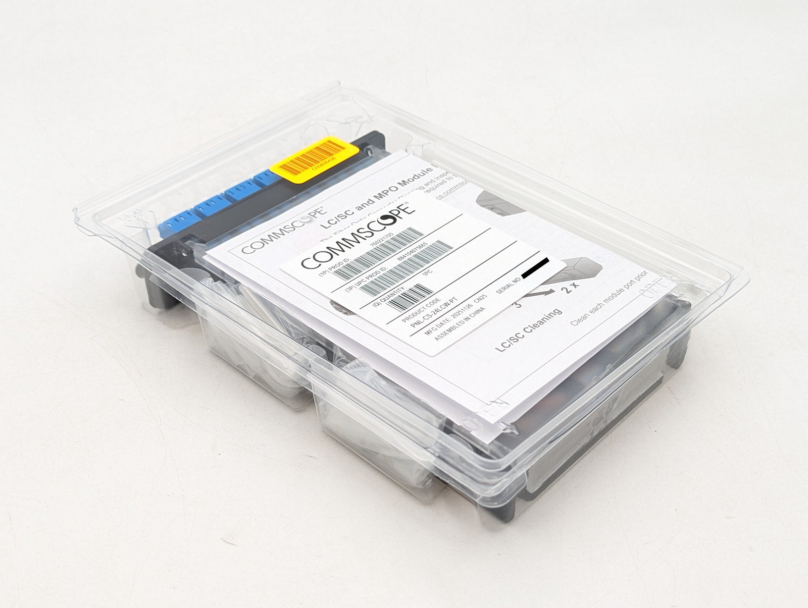 Commscope Fiber Optic Teraspeed Splicing Cassette 24LC (760221705) Black