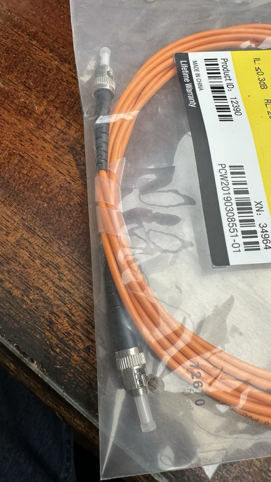 FS.com 12390 Multi mode Fiber Patch Cable